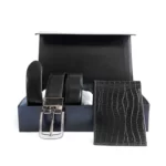 Kordovan Combo Wallet & Belt Gift Set