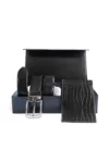 Kordovan Wallet & Belt Gift Set Black Combo 