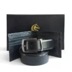 Kordovan Combo Wallet & Belt Gift Set