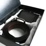 Kordovan Wallet & Belt Gift Set Black Combo