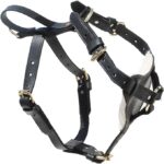 Dog leather harness