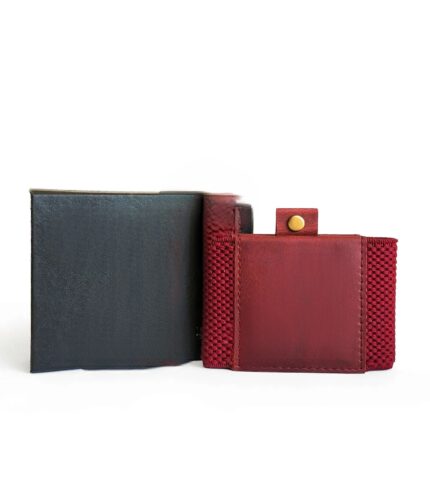 KODO Wallet Red Crazy Horse Cow Leather