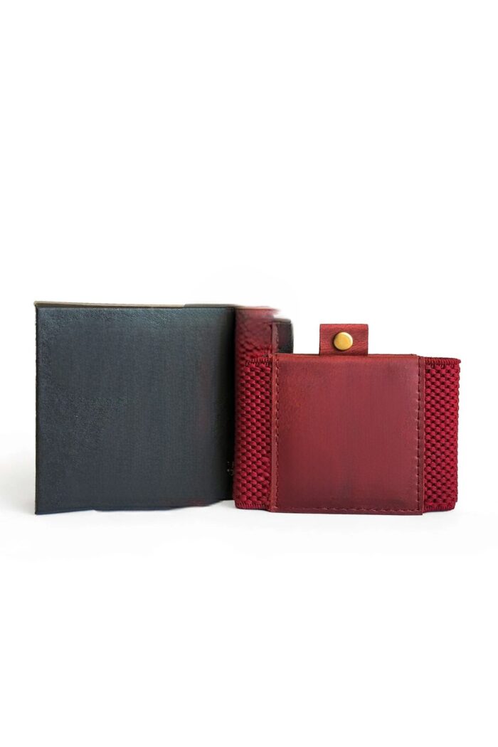 KODO Wallet Red Crazy Horse Cow Leather