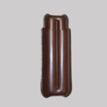 Cigar leather case For 2 large cigars