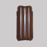 Cigar leather case For 3 large cigars