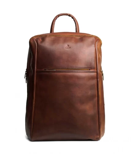 The City Backpack Kordovan Waxed Brown