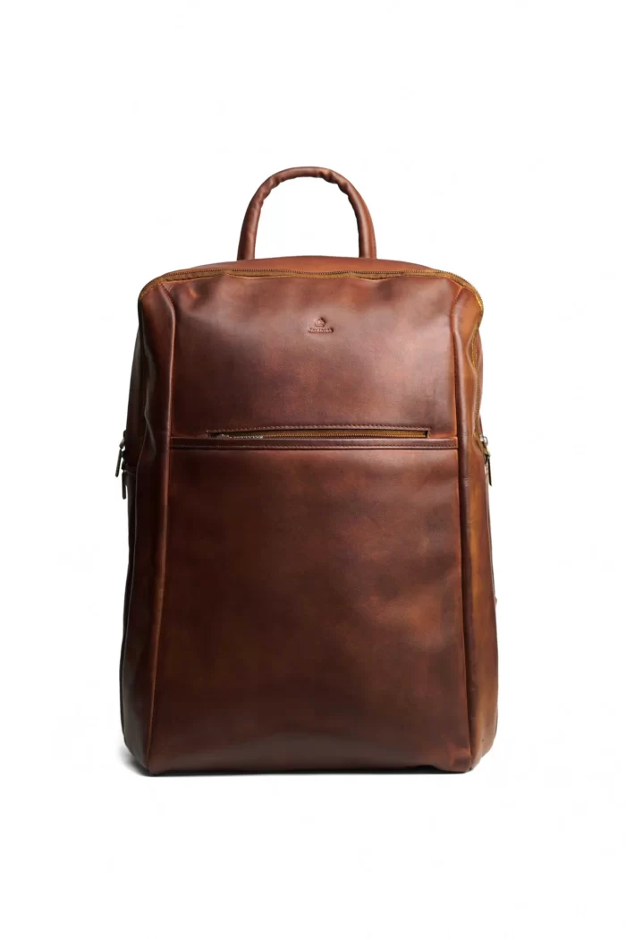 The City Backpack Kordovan Waxed Brown