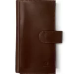 Brown Dual Mobile Wallet with Notepad
