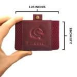 KODO Wallet Red Crazy Horse Cow Leather