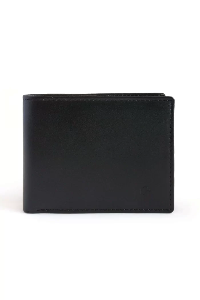 Plain Bifold Nappa Leather Wallet