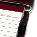 Flap Personalized Leather Notepad Cover