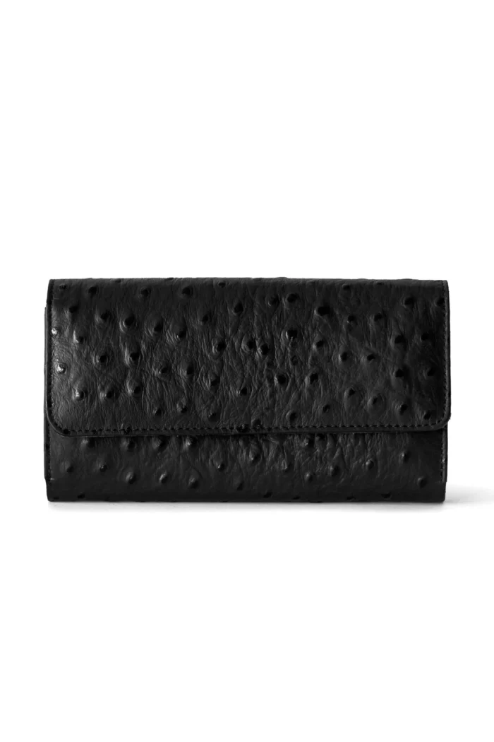 Black Luxurious Ladies Clutch - Wallet
