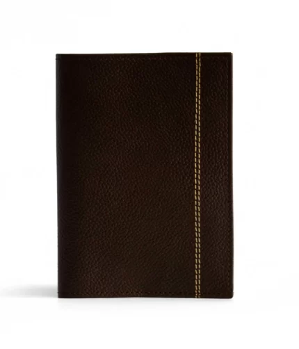 Expedition Leather Passport Cover Brown