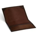 Bold The Expedition Leather Passport Cover Brown
