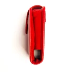 Leather Lipstick Case CHERRY RED