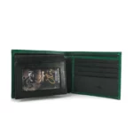 Emerald Green Saffiano Leather Wallet