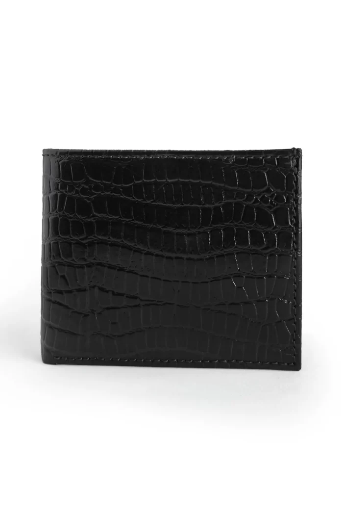 The Gator Black Bifold Wallet for Men