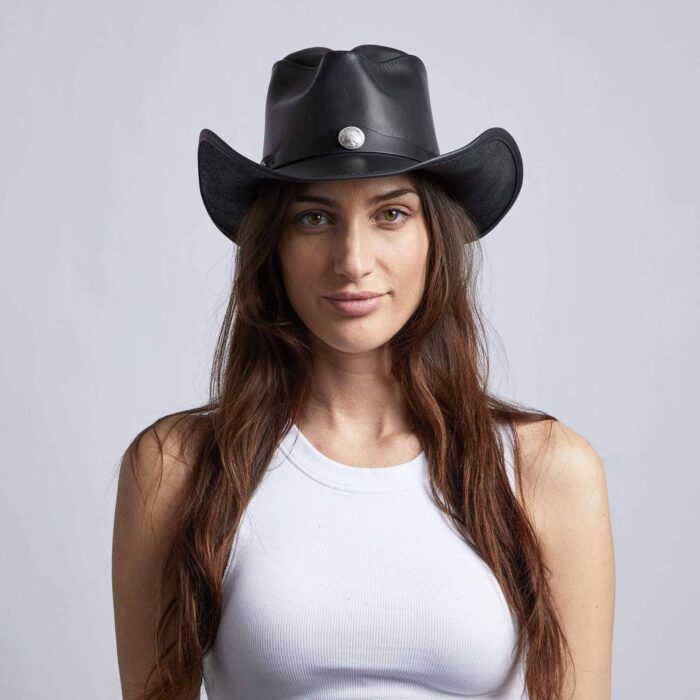 Western Womens American Leather Cowboy