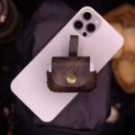 Swish Brown AirPods Pro Leather Case