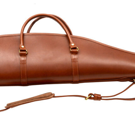 Leather Rifle Case with Buckle Closure