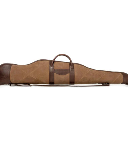 Tan Brown Waxed Canvas Leather Rifle