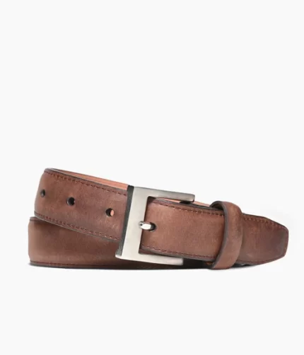 Mens Classic Terracotta Leather Belt
