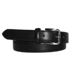 Black Genuine Leather Boys Belt