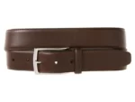 The brown leather belt