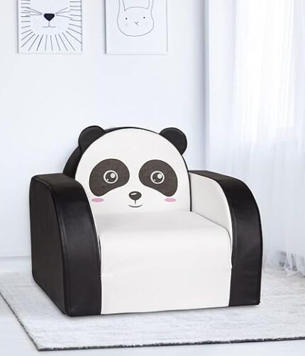 Baby Leather Cute Panda Lazy Sofa