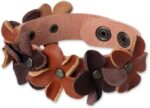 NOVICA Handmade Leather Wristband