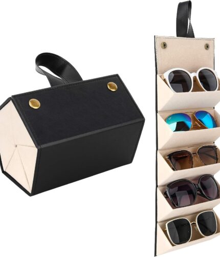 5 Slot Travel Sunglasses Organizer