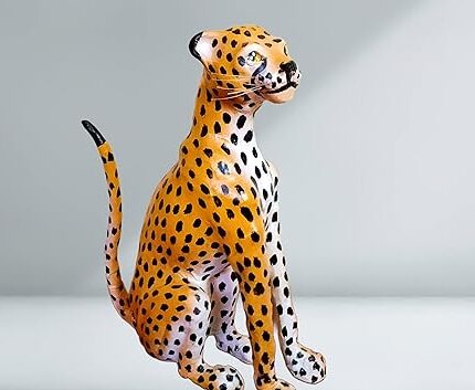 Unique Decorative Sitting Leopard