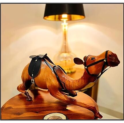 Unique Decorative Sitting Camel Leather