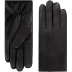Aldo Black Lambskin Leather Gloves
