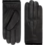 Alessandro Black Lambskin Leather Glove