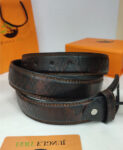 Brown Snake Leather Belt