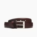 Mens Classic Brown Leather Belt