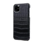 Luxury Gator Black Leather iPhone Case