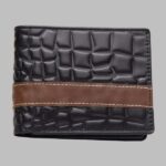 Black Croco Leather Wallet