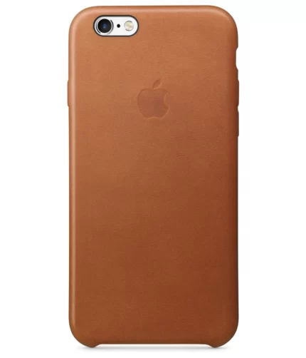 iPhone 6 Leather Case Saddle Brown