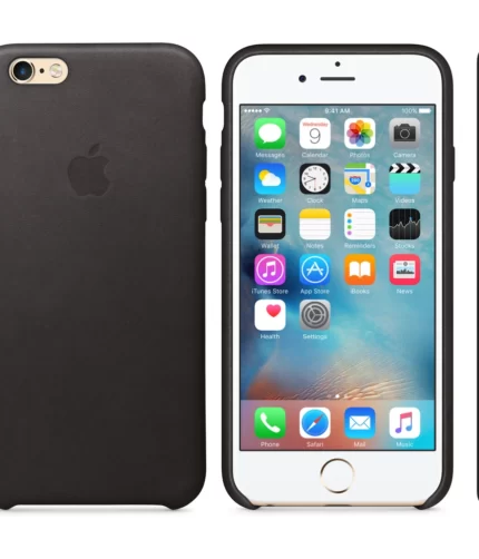 iPhone 6 Leather Case Black