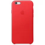 iPhone 6 Leather Case Red