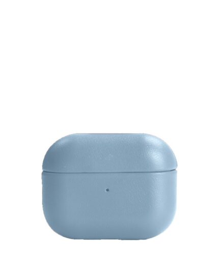 Sky Blue Leather Apple AirPods Cover