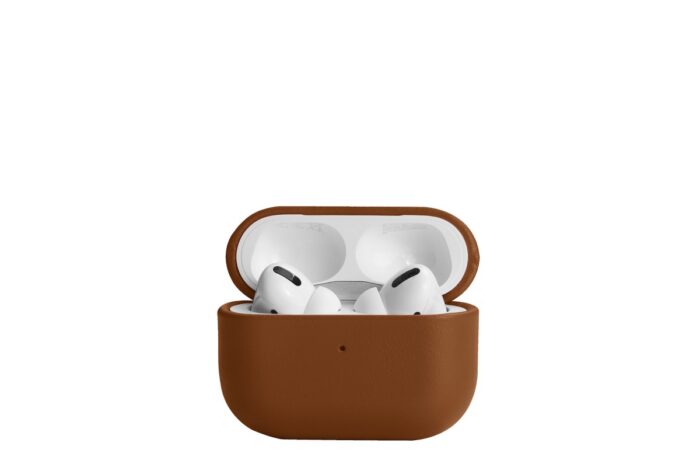 Brown Leather Apple AirPods Cover