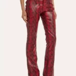 Sarah Cutout Faux Leather Corset Pants