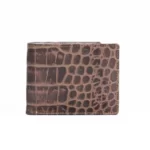 Leather Crocodile Regular Wallet