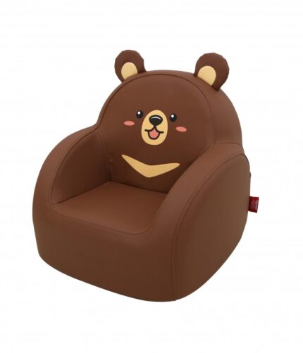 Baby Leather Cute Bear Lazy Sofa
