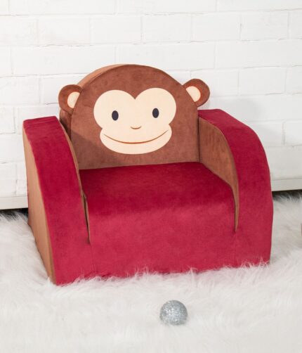 Baby Leather Cute Monkey Lazy Sofa