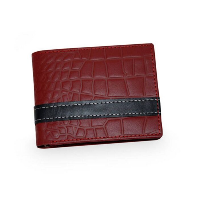 Red Crocodile Genuine Leather Wallet
