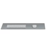 Grey Leather Desk Pad